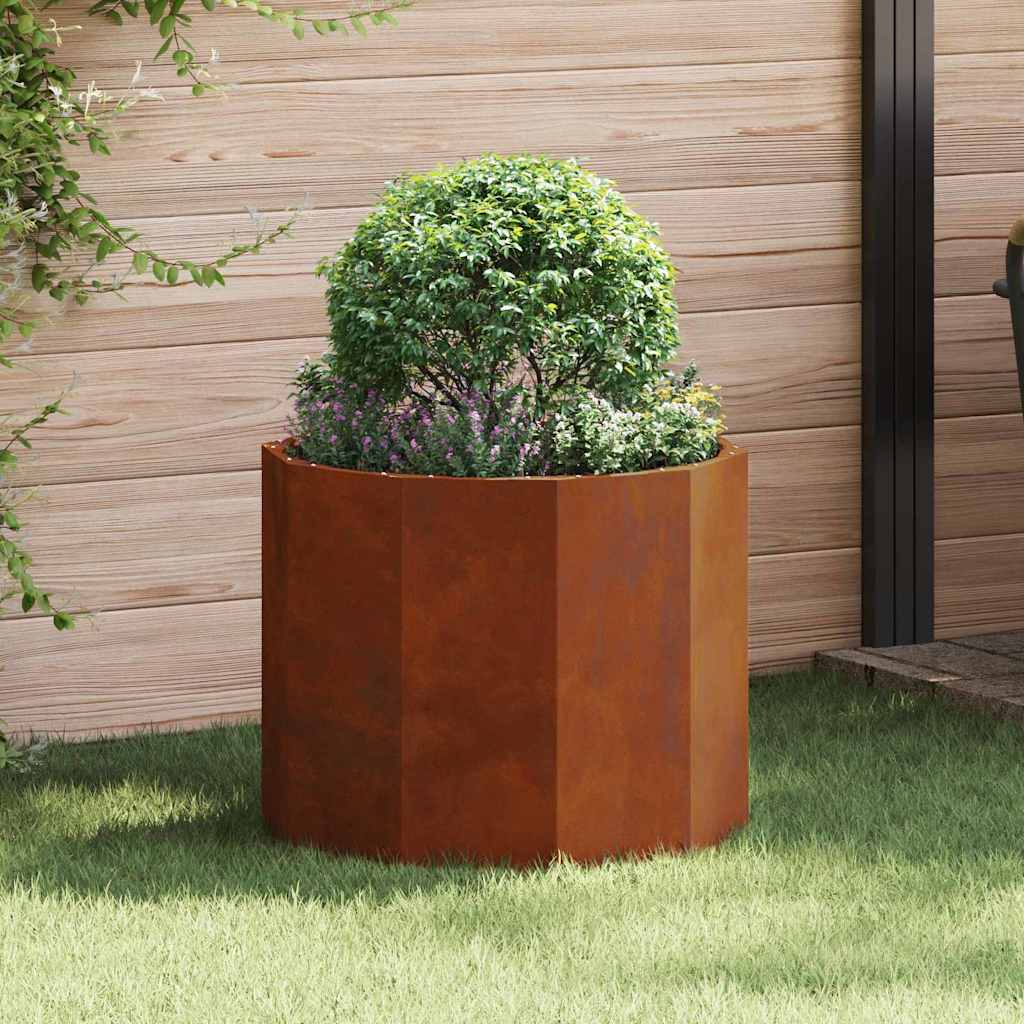 CLSRIDG Planter Rusty 60x60x50 cm Weathering Steel - Design Hut