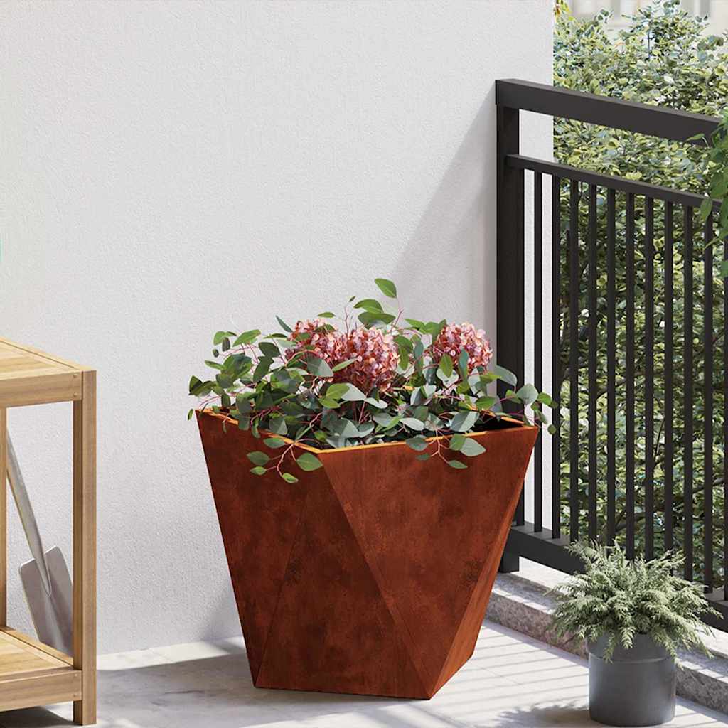 CLSRIDG Planter Rusty 40x40x40 cm Weathering Steel - Design Hut