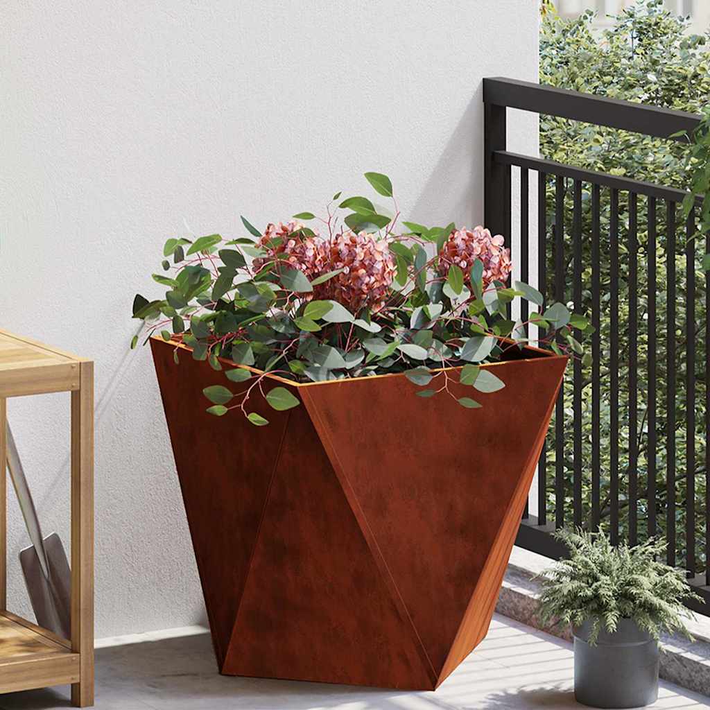 CLSRIDG Planter Rusty 50x50x50 cm Weathering Steel - Design Hut