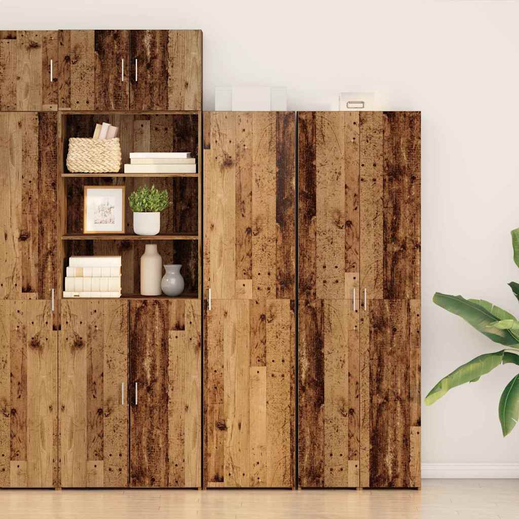 Highboard Old Wood 45x42.5x185 cm Engineered Wood - Style and Chic