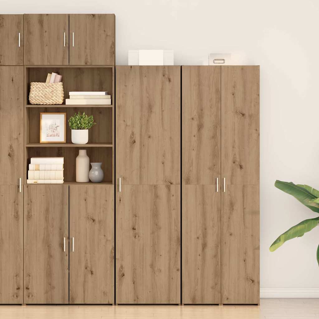 Highboard Artisan Oak 50x42.5x185 cm Engineered Wood - Unbeatable Bargains