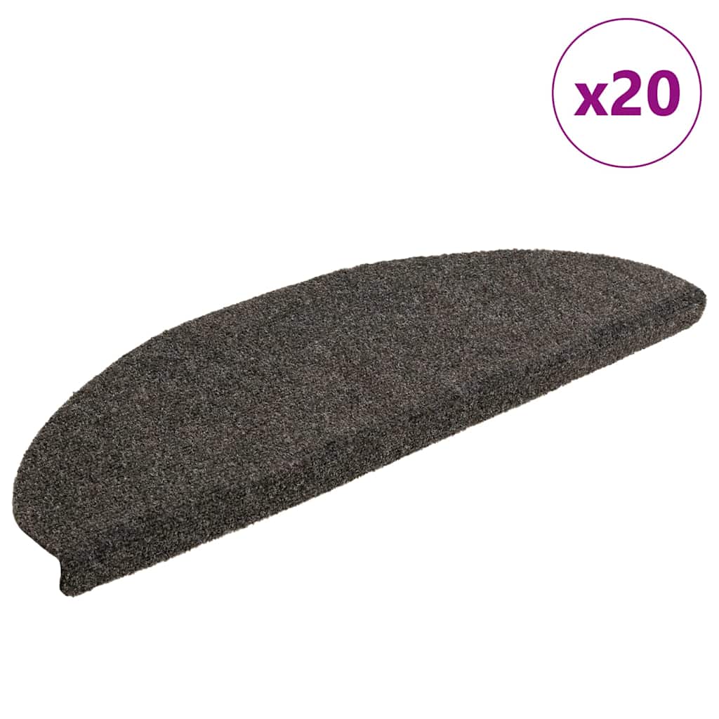 Stair Mats Self-adhesive 20 pcs Anthracite 65x21x4 cm - Millennium Furniture