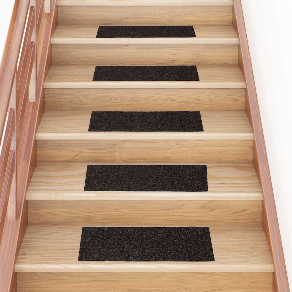 Stair Mats Self-adhesive 30 pcs Brown 60x25 cm Rectangular - Direct Imports