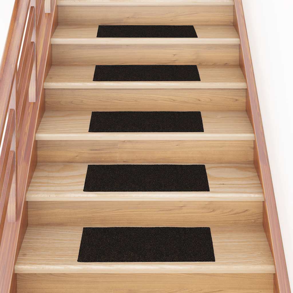 Stair Mats Self-adhesive 30 pcs Dark Brown 60x25 cm Rectangular - Millennium Furniture