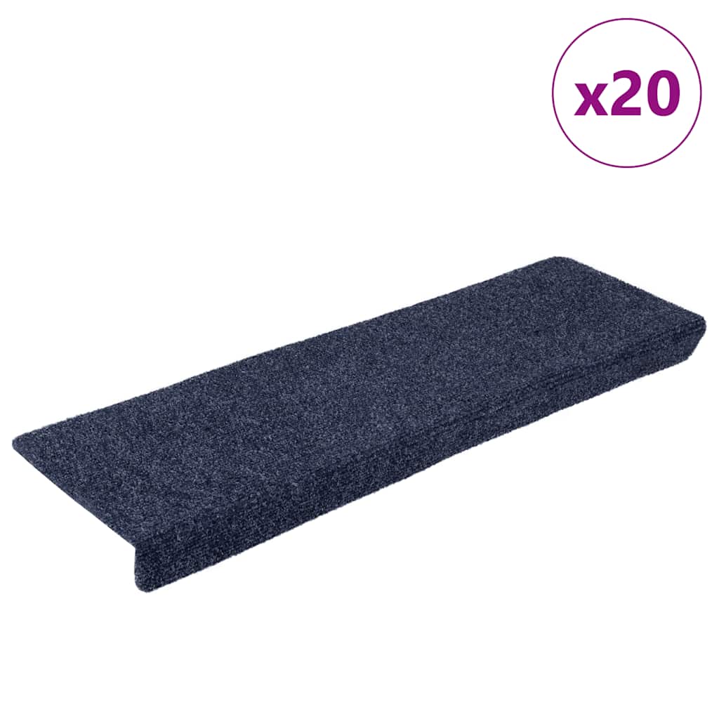 Stair Mats Self-adhesive 20 pcs Anthracite 65x21x4 cm - Brittle & Co