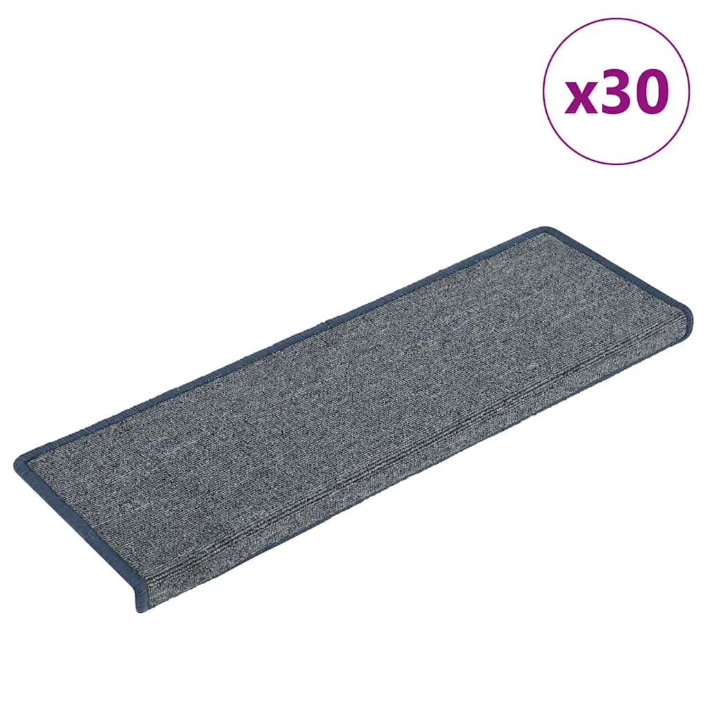Stair Mats 30 pcs 65x21x4 cm Purple and Blue - Direct Imports