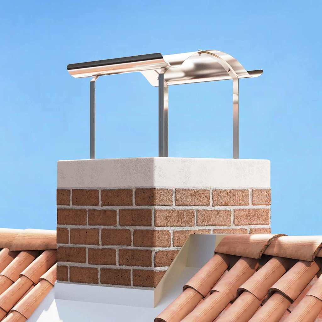 GAOAK Chimney Cowl 59.5x50x36.5 cm Stainless Steel - Silver - Design Hut