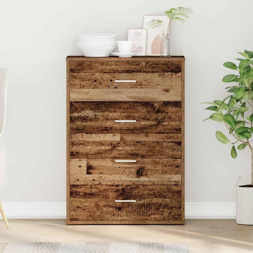 Sideboard with Drawer Old wood 60 x 31 x 84 cm Engineered wood - Design Hut