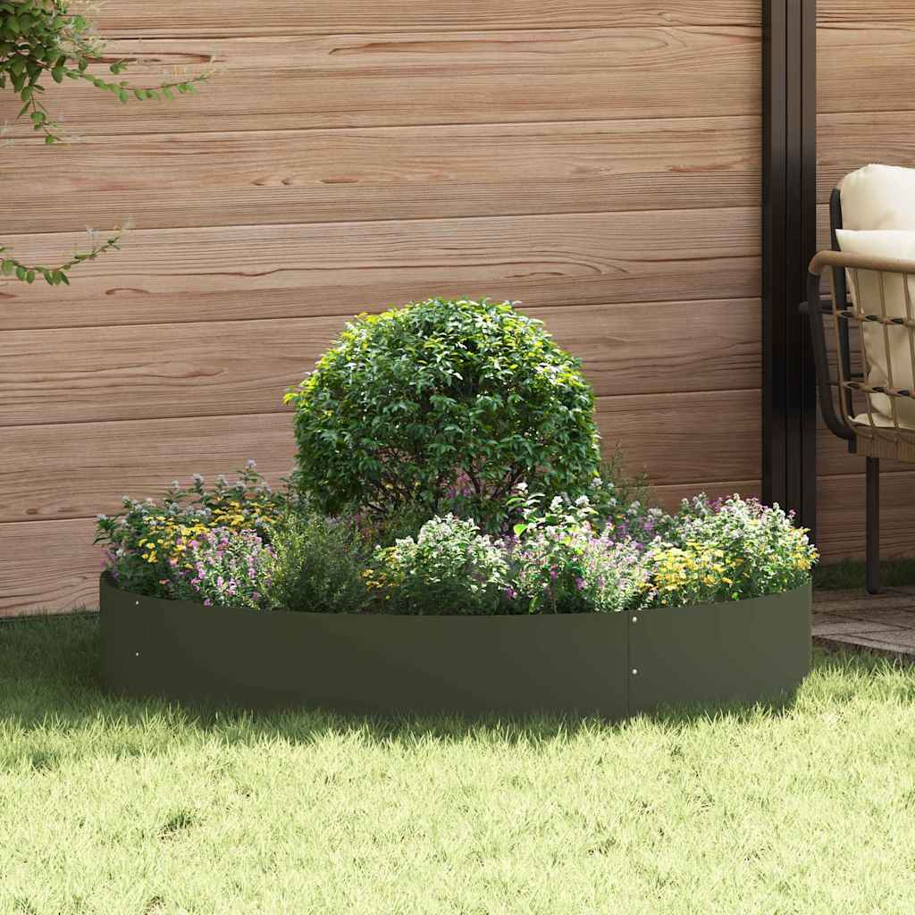 DASCOVE Planter Ring 5 pcs Olive 120x120x20 cm - Green - Design Hut