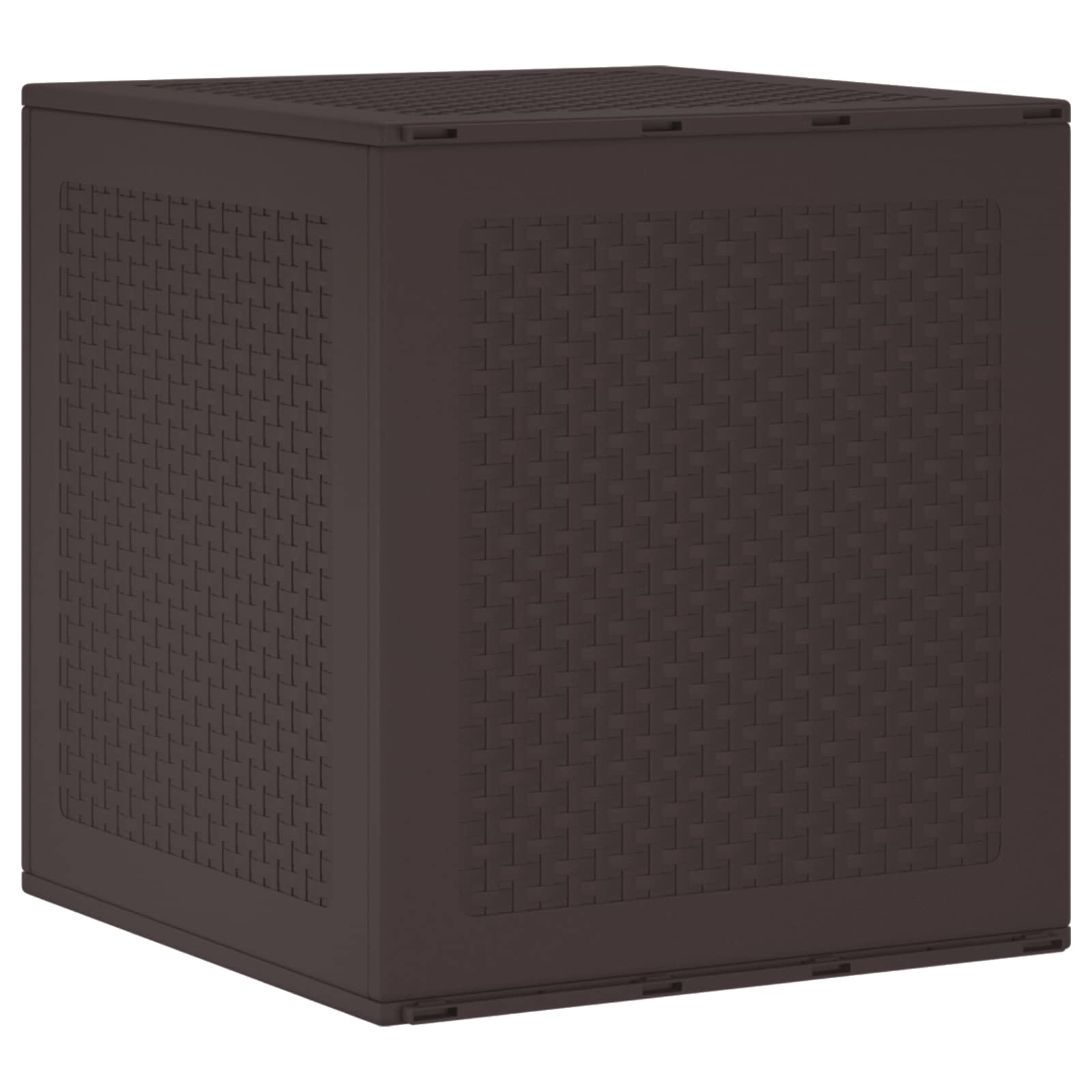 FREHAL Storage Box with Storage 55x53x57 cm Polypropylene - Brown - Charlotte Dunes