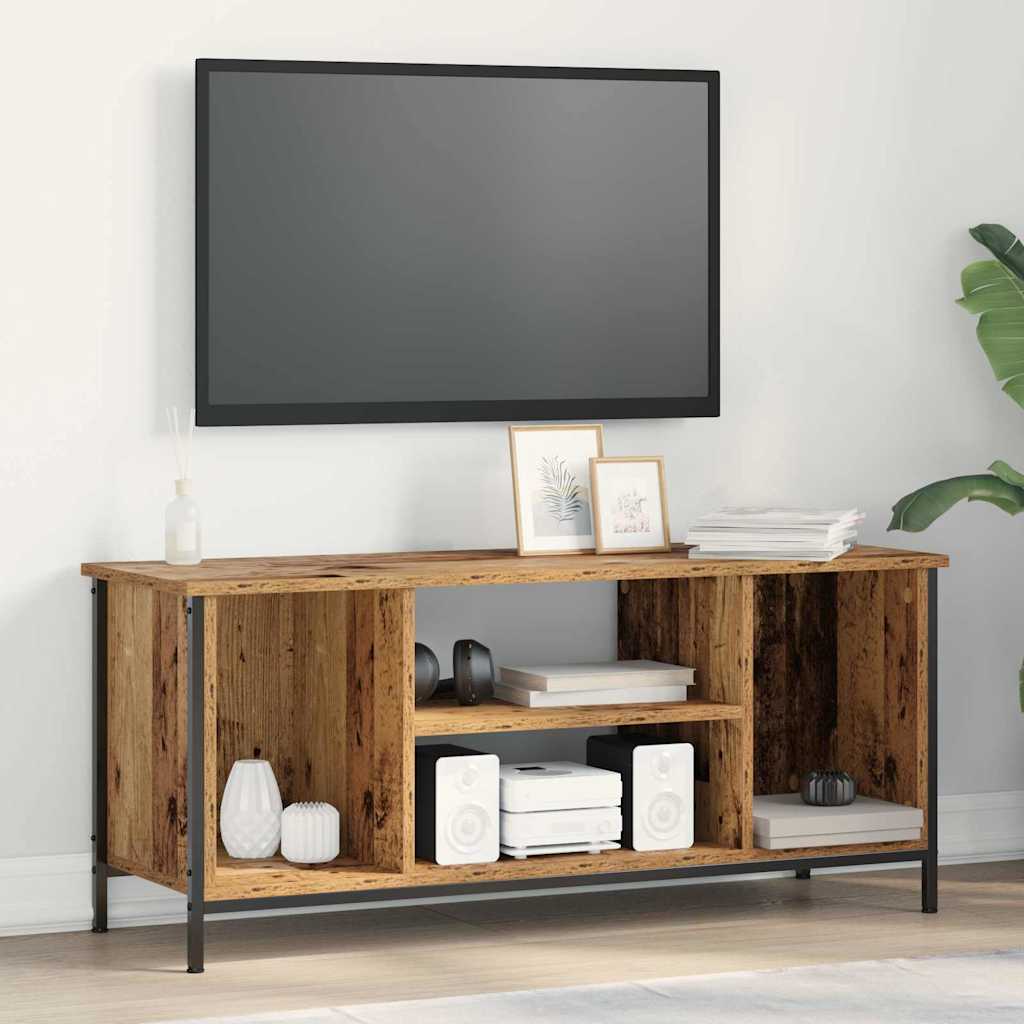 Entertainment Centre Old wood Particle board, metal - Decor Base