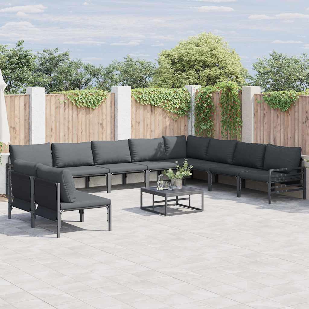 WAVUE Garden Sofa Set Anthracite Steel - Charlotte Dunes