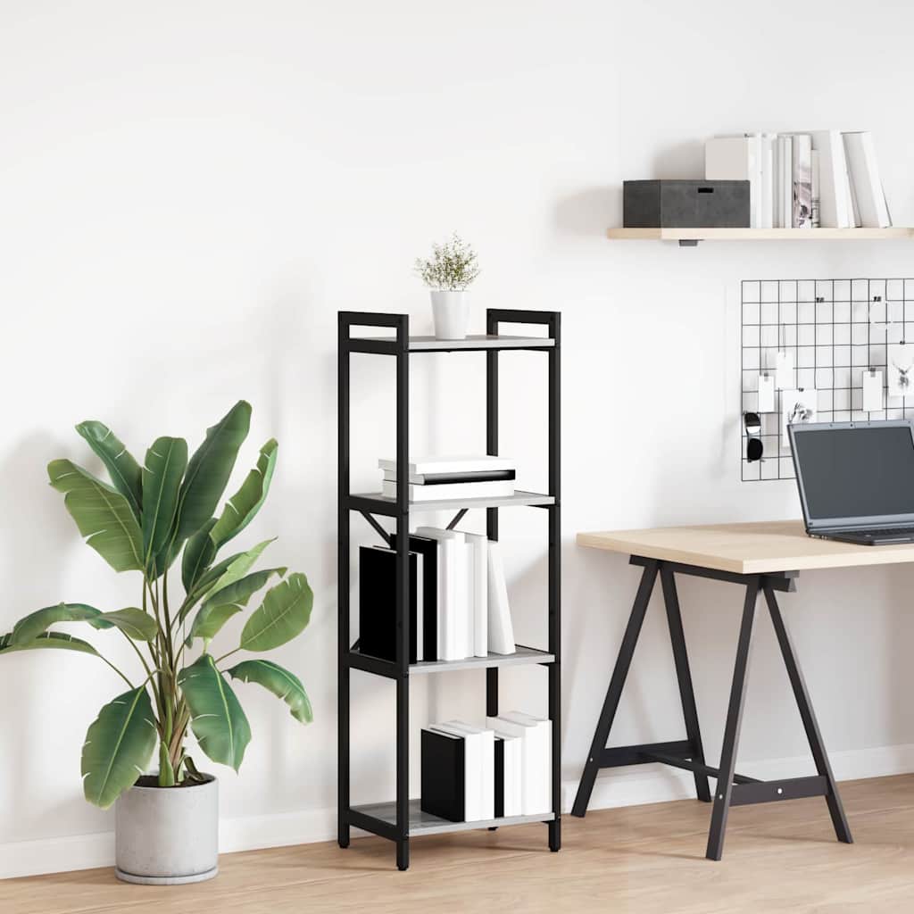 Bookcase Grey sonoma 40 x 30 x 118 cm Engineered wood - All Things Good