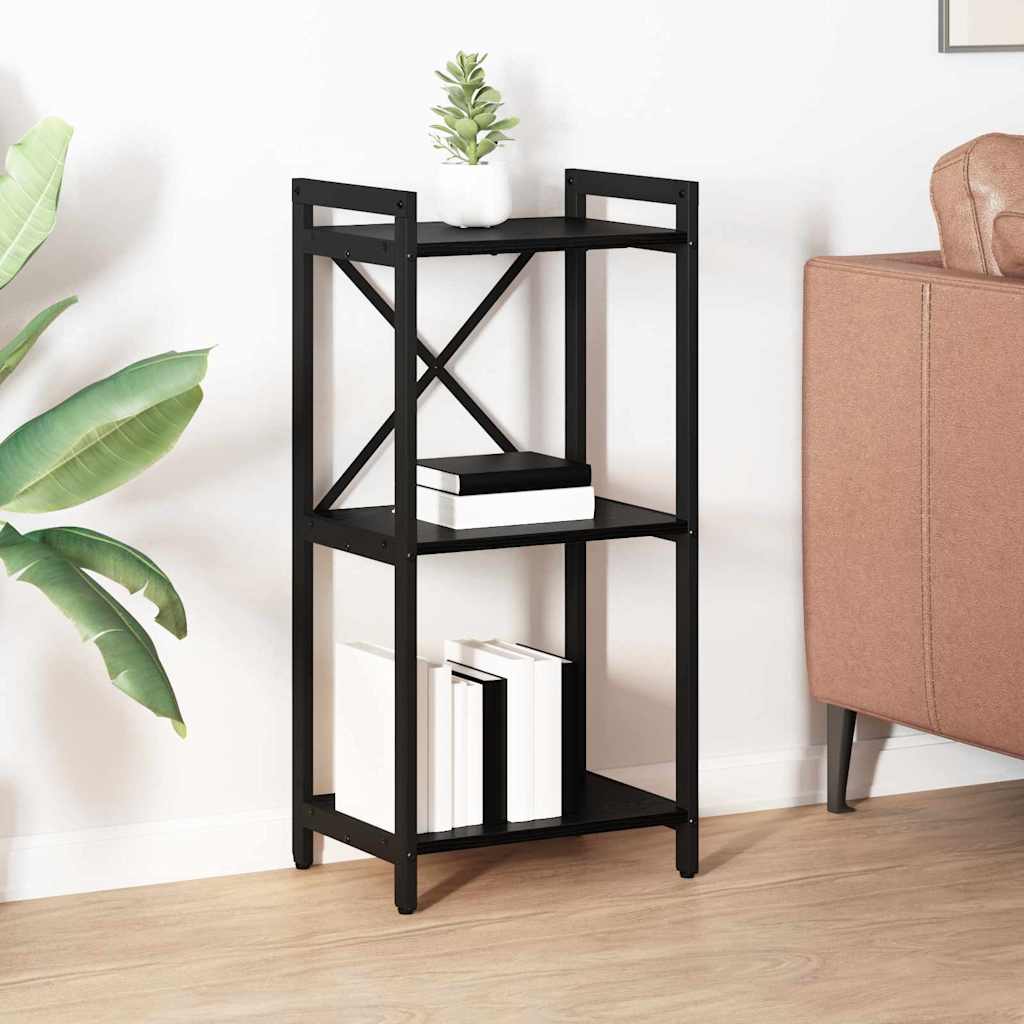 Bookcase Black oak 40 x 30 x 83 cm Engineered wood - All Things Good