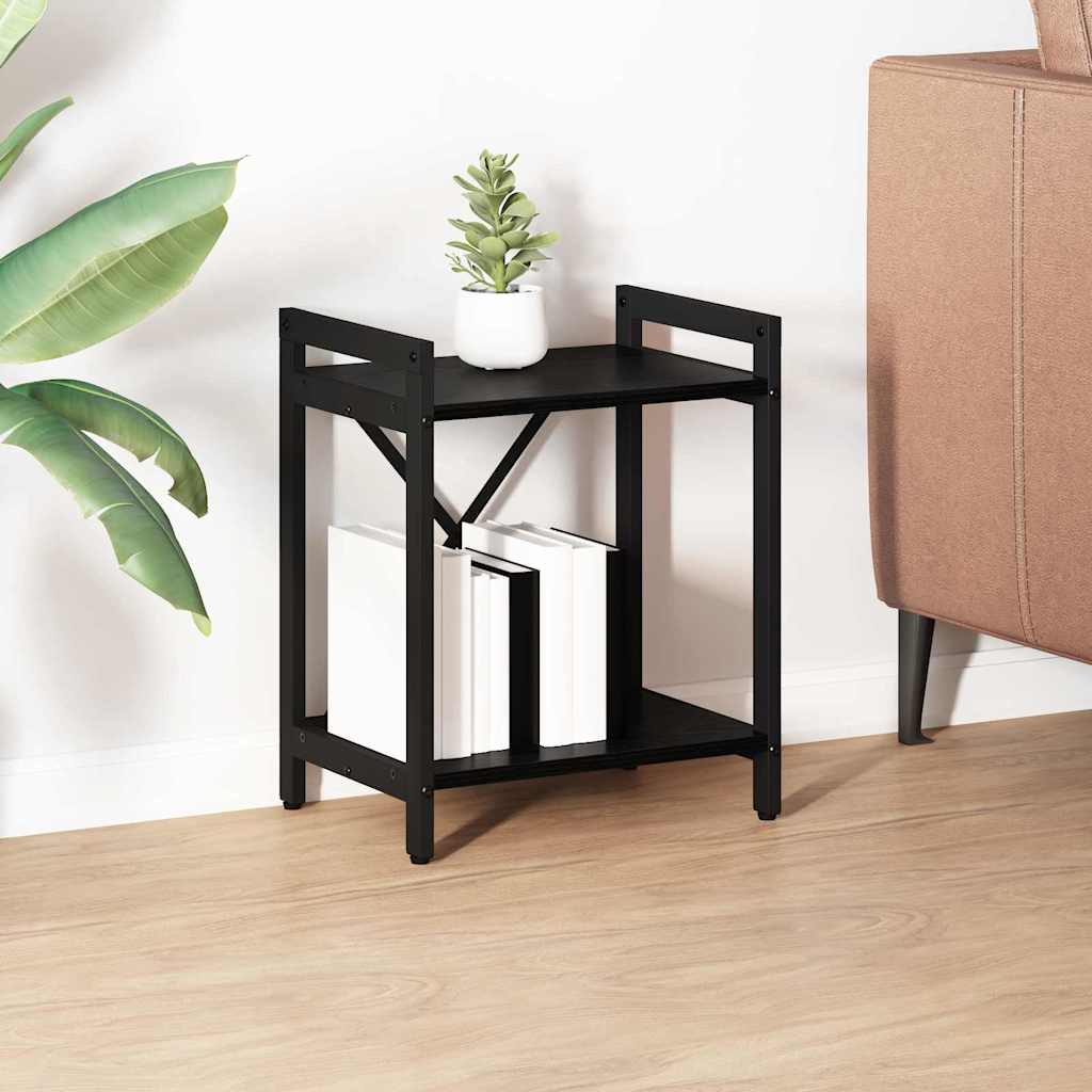 Bookcase Black oak 40 x 30 x 48.5 cm Engineered wood - All Things Good
