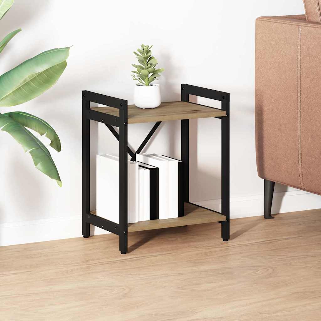 Bookcase Artisan oak 40 x 30 x 48.5 cm Engineered wood - All Things Good