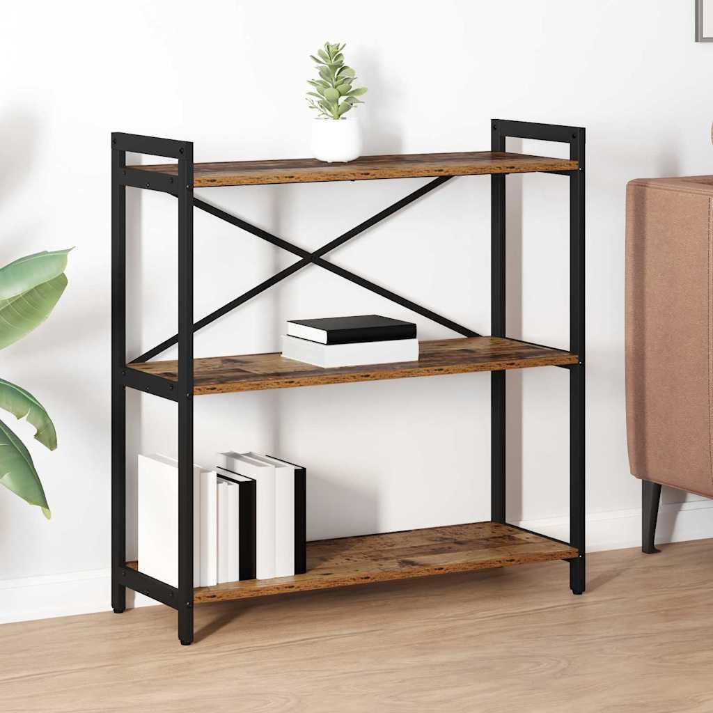 Bookcase Old wood 80 x 30 x 83 cm Engineered wood - Merkel Designers