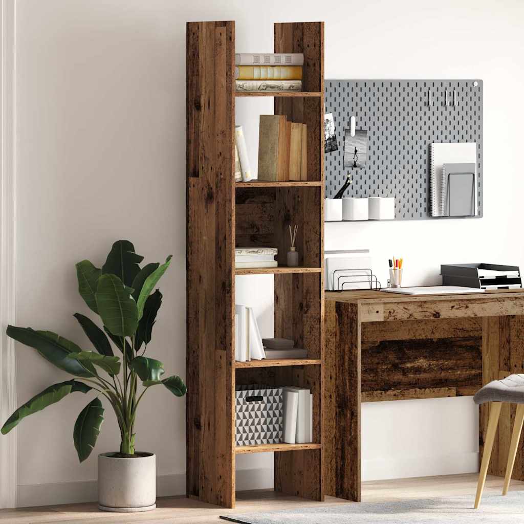 Book Cabinet Old wood 40 x 35 x 180 cm Engineered Wood - All Things Good