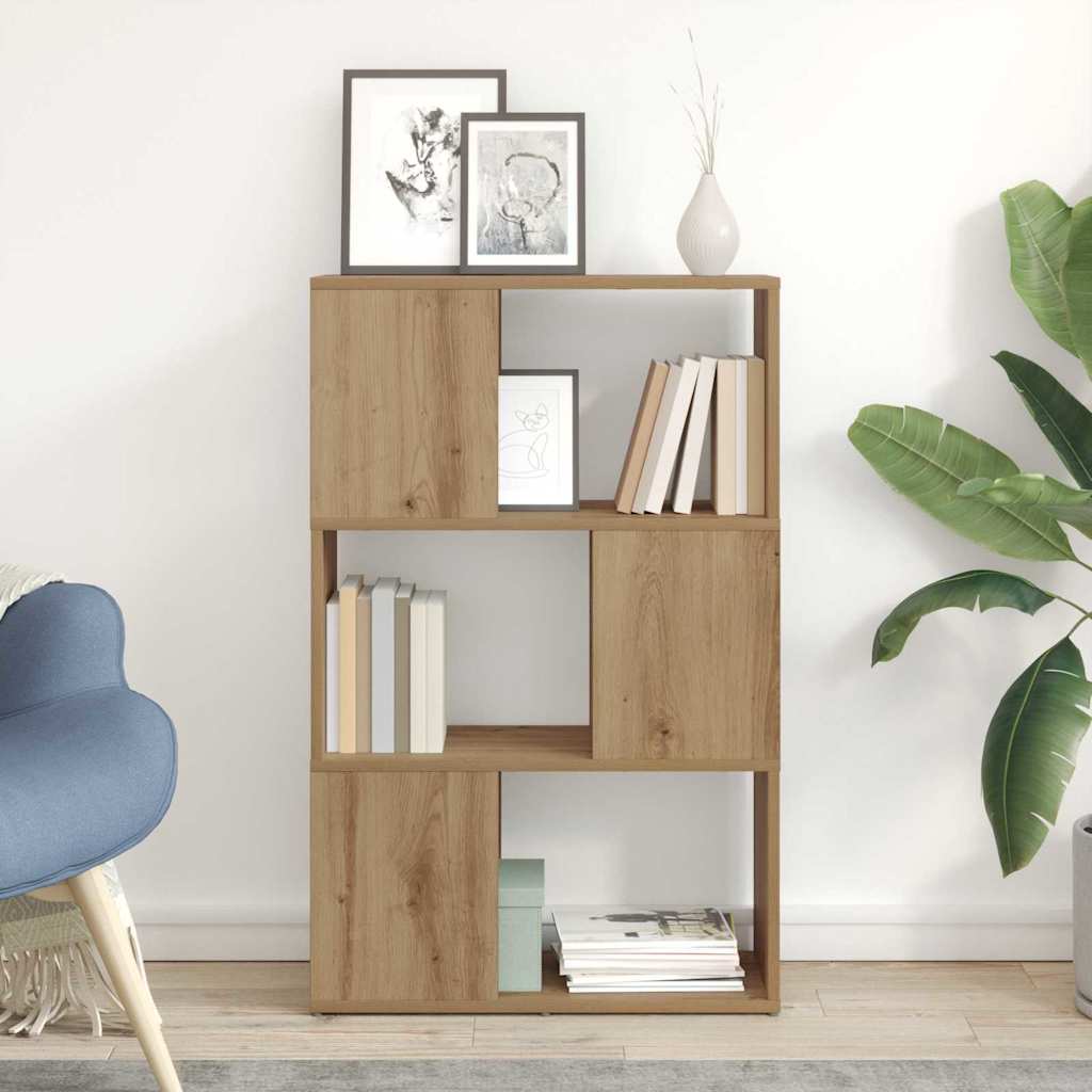 Book Stand Artisan oak Engineered wood 60 x 24 x 94 cm Book Stand - Sid & Sam