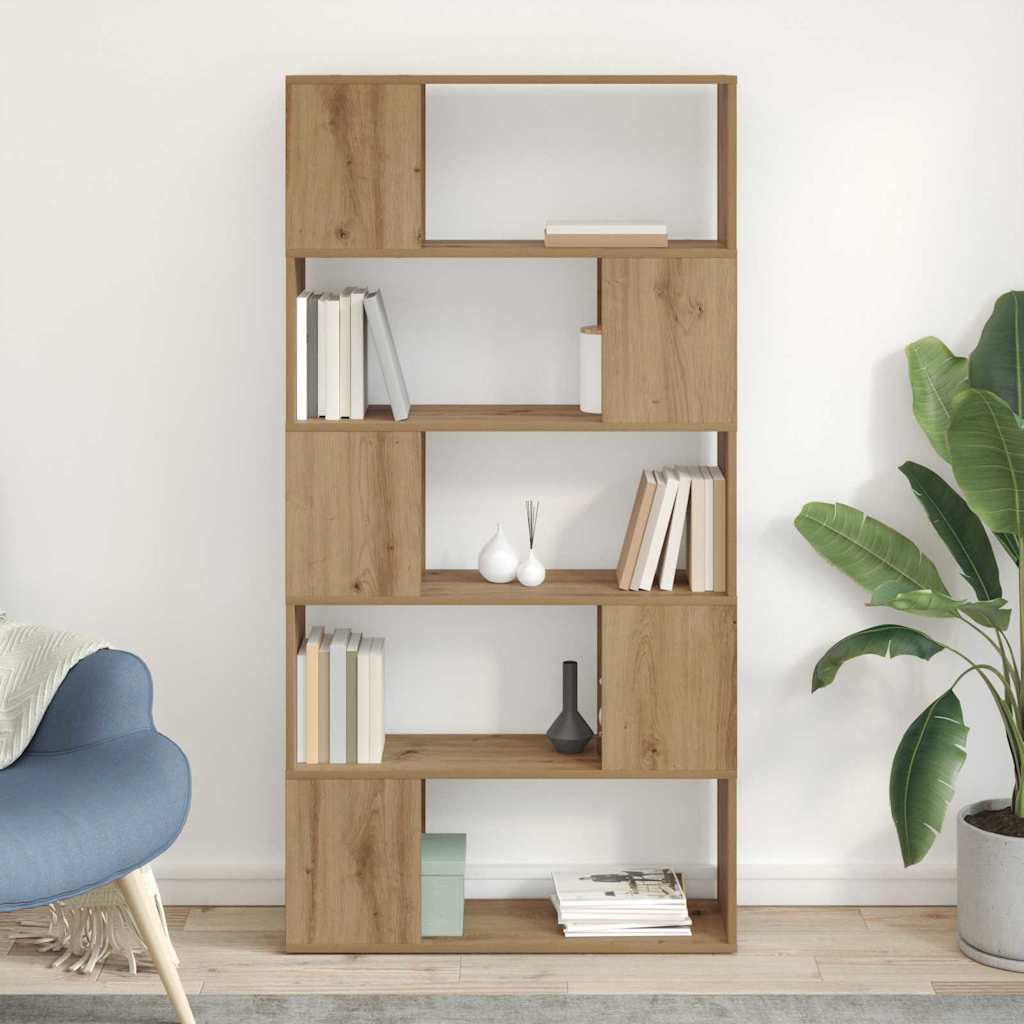 TV Stand Artisan Oak Chipboard 80 x 24 x 155 cm TV Stand - Casper Homes