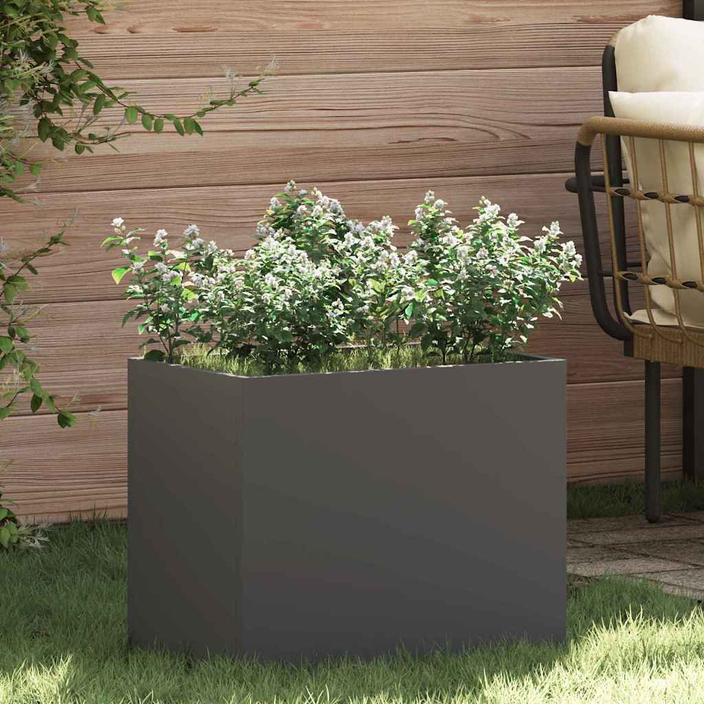 Garden Planter Black 50 x 32 x 40 cm Cold-rolled steel - Casper Homes