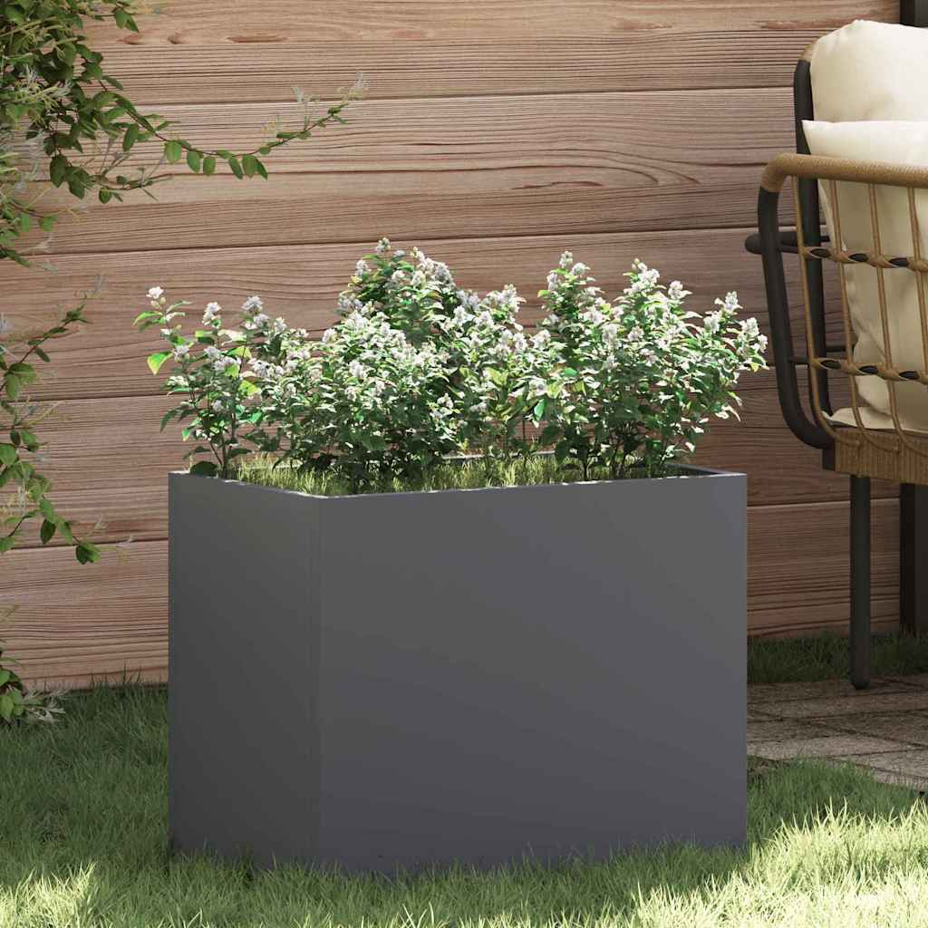 Garden Planter Anthracite Cold-rolled steel - Casper Homes