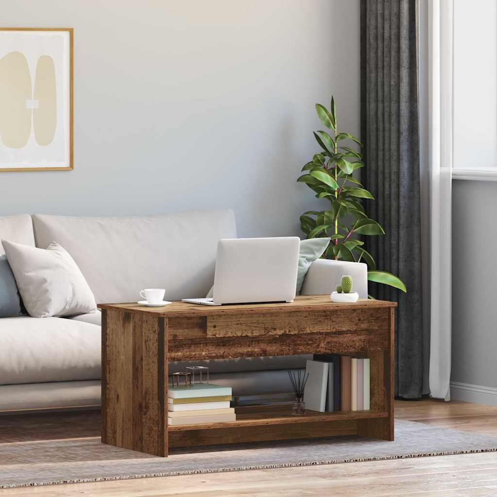 Coffee Table Old wood 102 x 50 x 52.5 cm Engineered wood - Sid & Sam