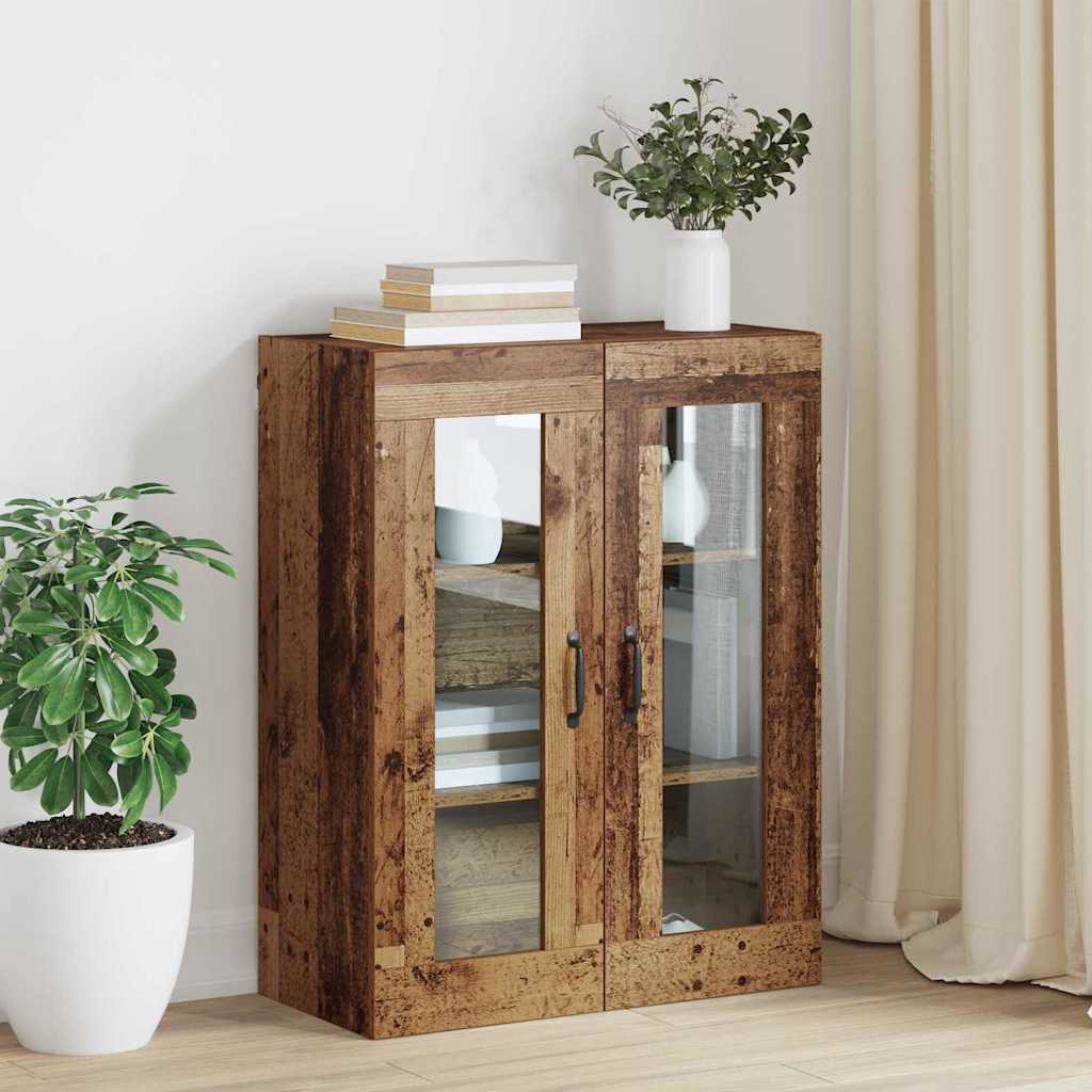 Hanging Wall Cabinet Brown 69.5 x 34 x 90 cm Engineered wood - Design Hut