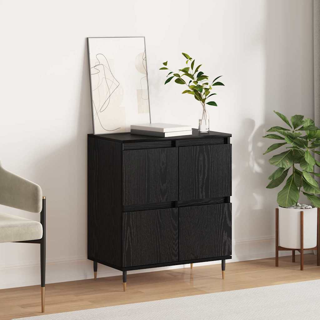 Sideboard Black 60 x 35 x 70 cm Engineered wood - Design Hut