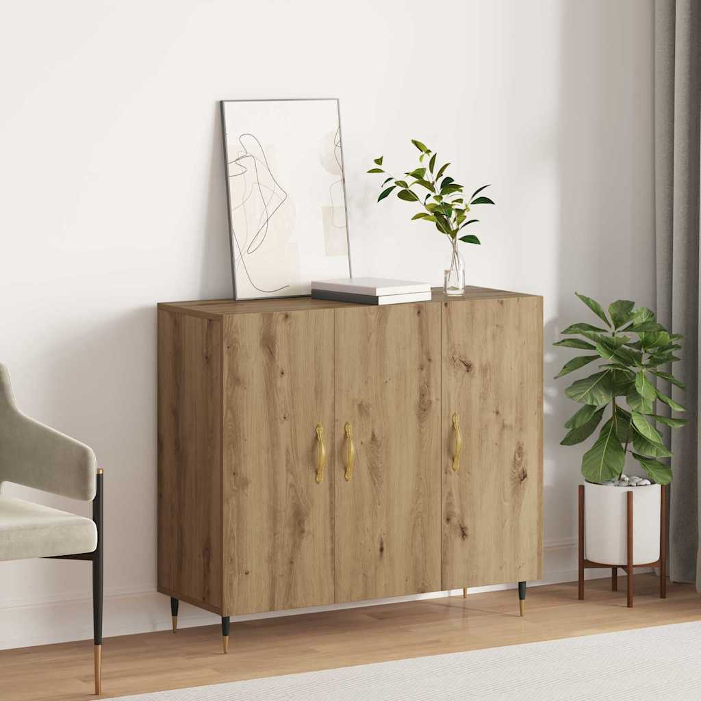 Sideboard Brown 90 x 34 x 80 cm Engineered wood - Merlin Deals