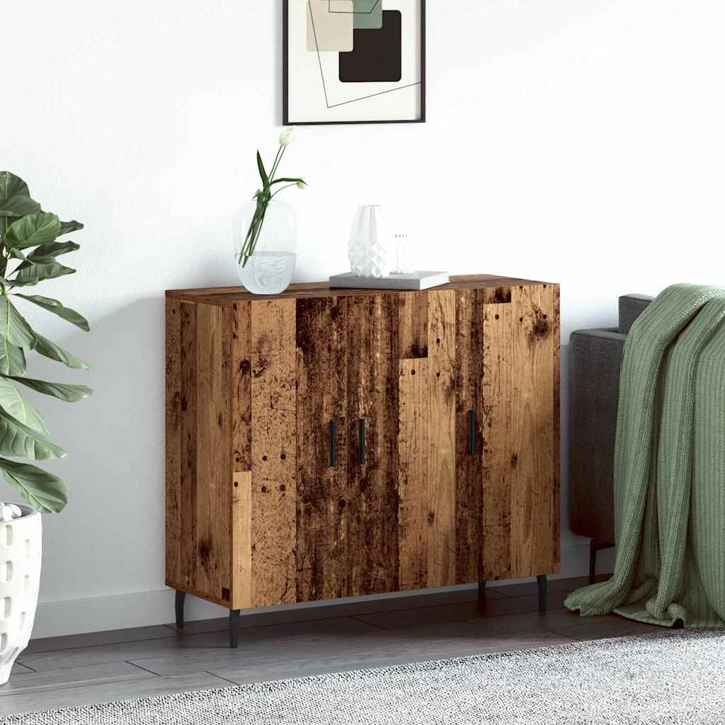 Sideboard Brown 90 x 34 x 80 cm Engineered wood - Merlin Deals