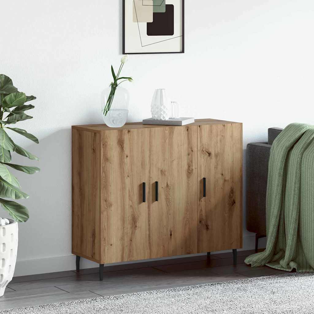Sideboard Brown 90 x 34 x 80 cm Engineered wood - Merlin Deals