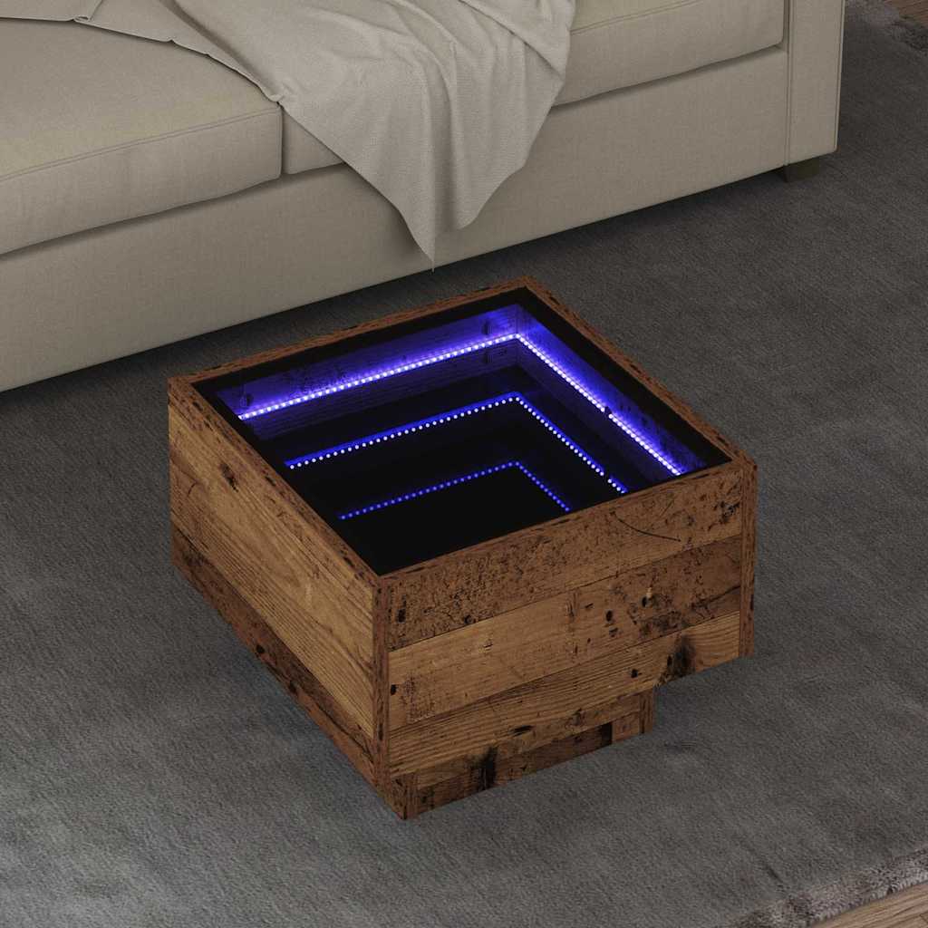 Coffee Table Old wood 40 x 40 x 30 cm Engineered wood - Brittle & Co