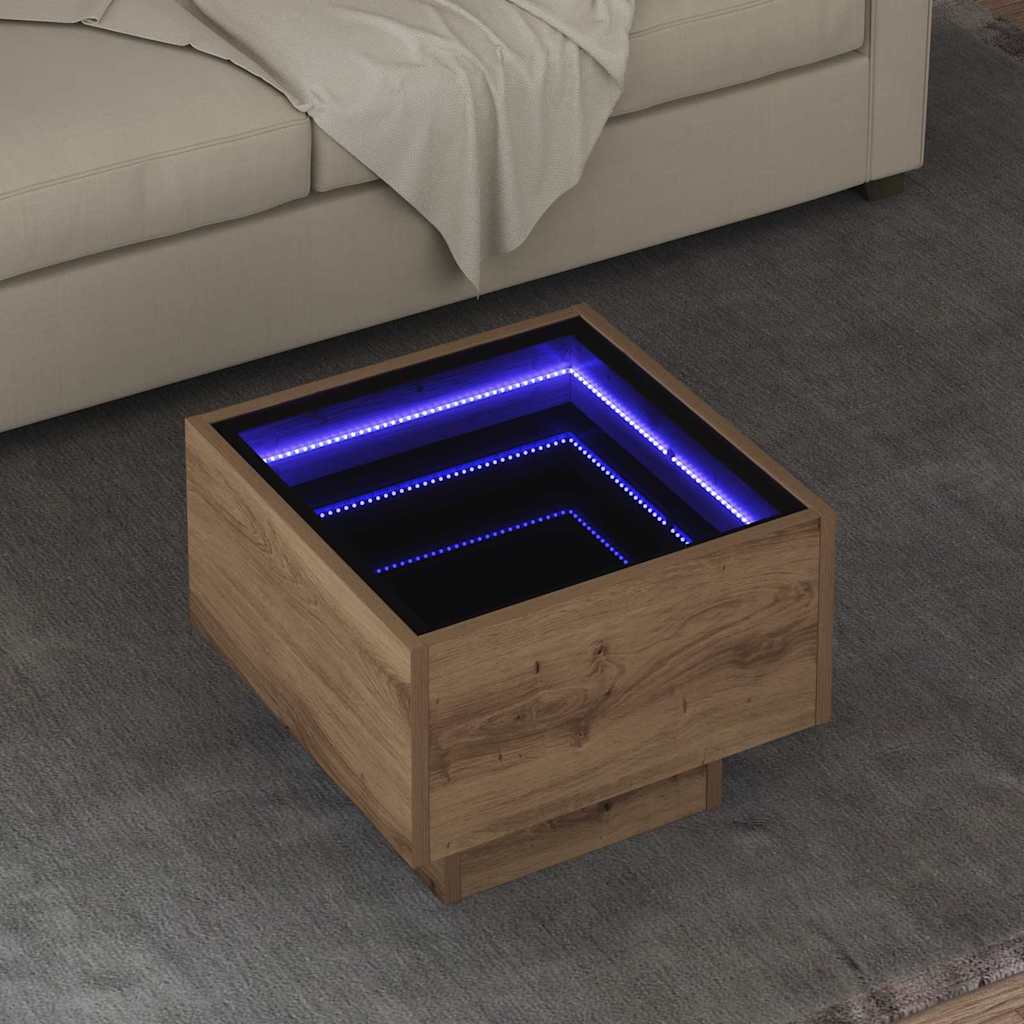Coffee Table Artisan oak 40 x 40 x 30 cm Engineered wood - Brittle & Co