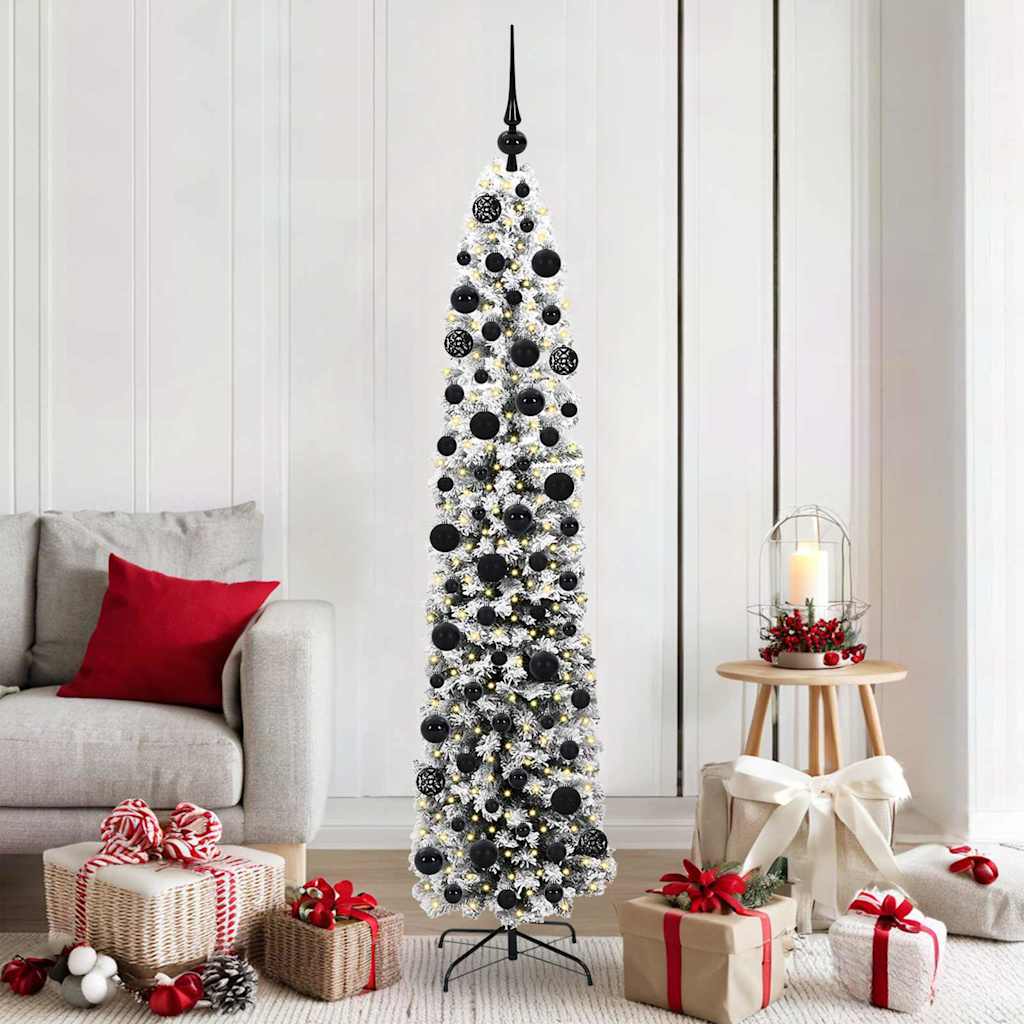 EVERIS Artificial Christmas Tree with 300 LEDs with Stand Green 180 cm - Merkel Designers