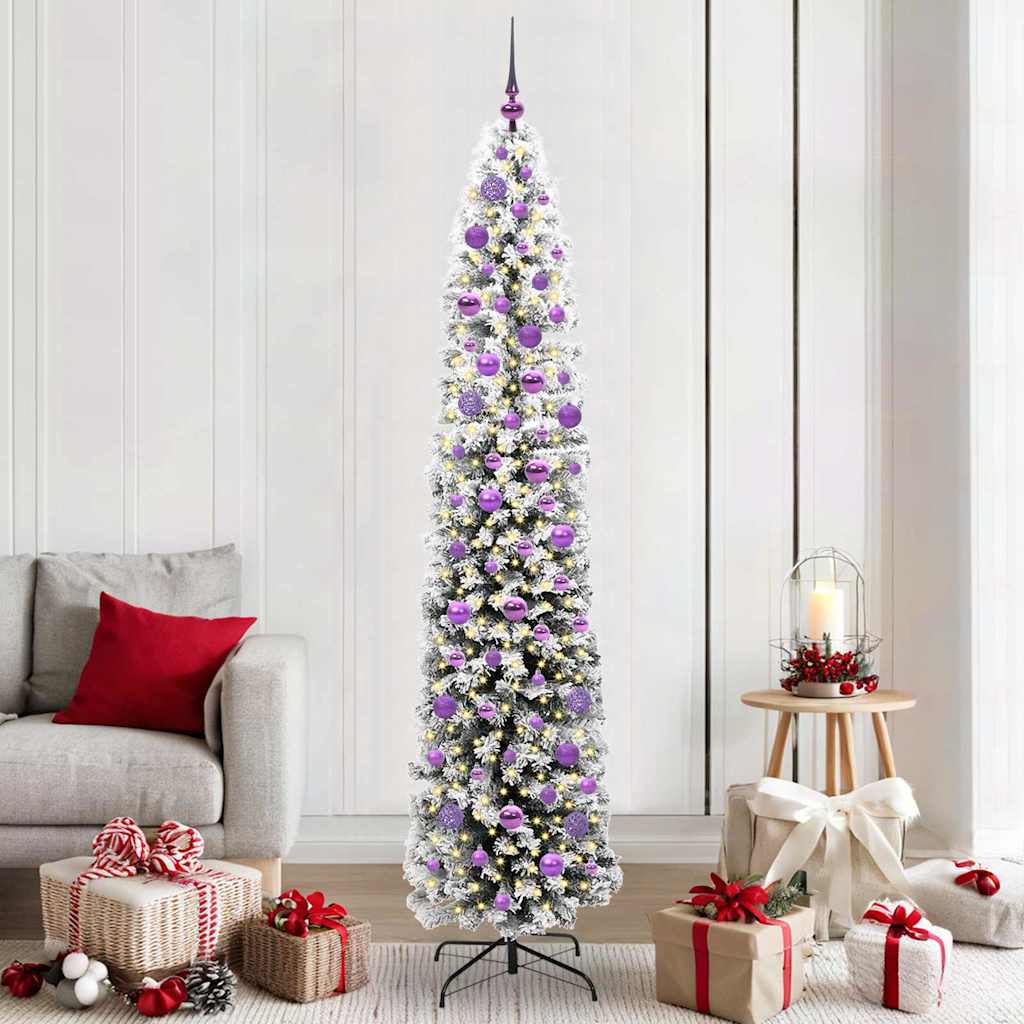 EVERIS Artificial Christmas Tree with 300 LEDs with Stand Green 210 cm - Merkel Designers
