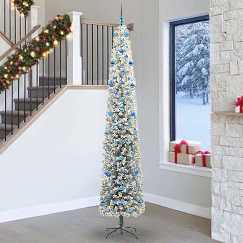 EVERIS Artificial Christmas Tree with 300 LEDs with Stand Green 270 cm - Style and Chic