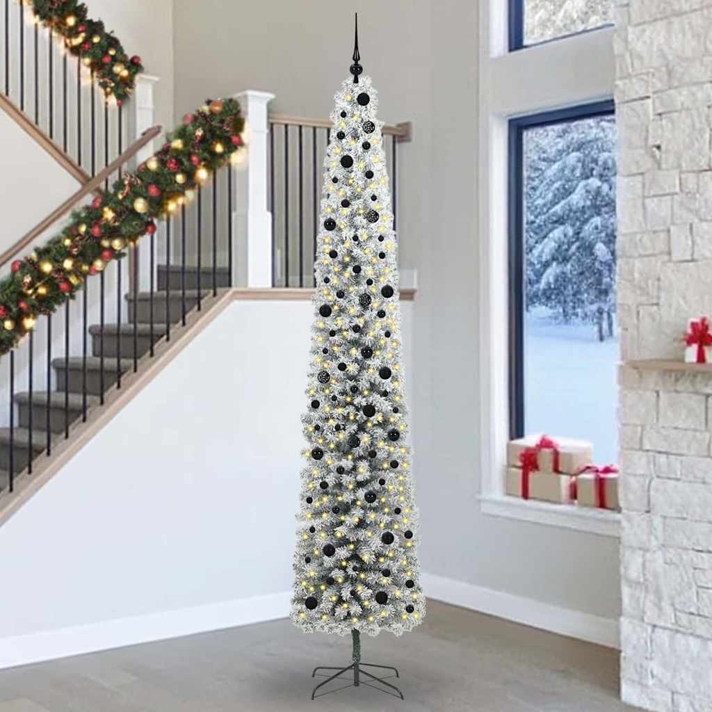 EVERIS Artificial Christmas Tree with 300 LEDs with Stand Green 300 cm - Unbeatable Bargains