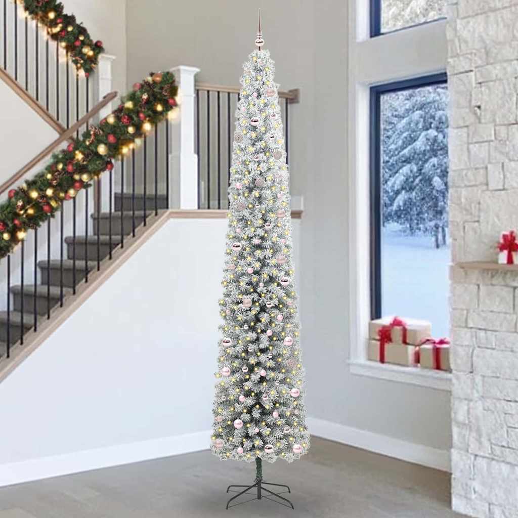 EVERIS Artificial Christmas Tree with 300 LEDs with Stand Green 300 cm - All Things Good