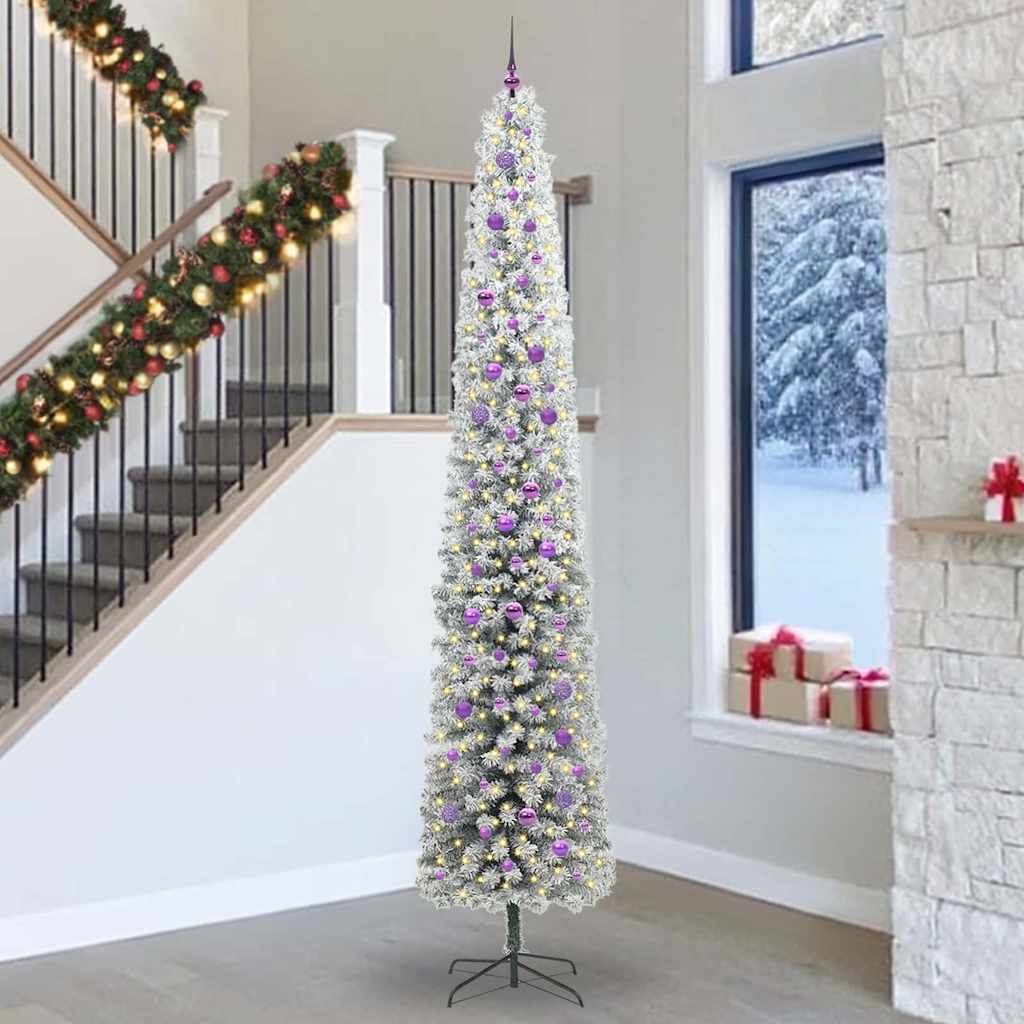 EVERIS Artificial Christmas Tree with 300 LEDs with Stand Green 300 cm - Decor Base