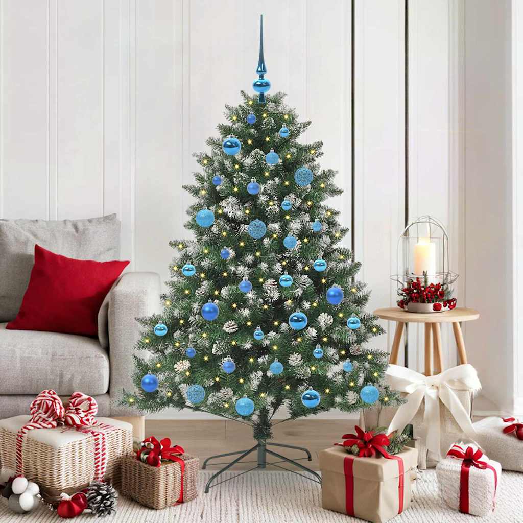 EMVER Artificial Christmas Tree with 150 LEDs with Stand Green 150 cm - Design Hut