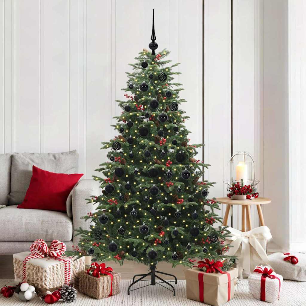 BLINCA Artificial Christmas Tree with 300 LEDs with Stand Green 180 cm - All Things Good