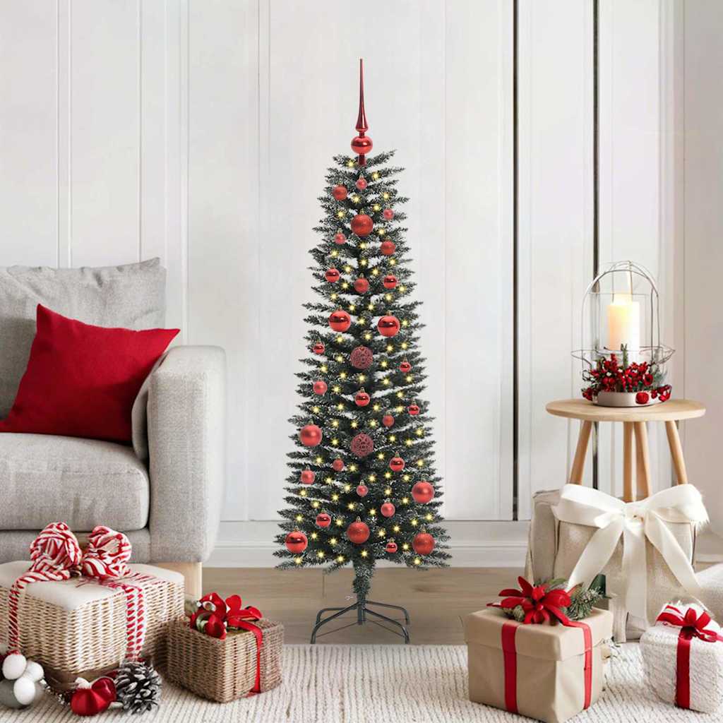 COZERA Artificial Christmas Tree with 150 LEDs with Stand Green 120 cm - Charlotte Dunes