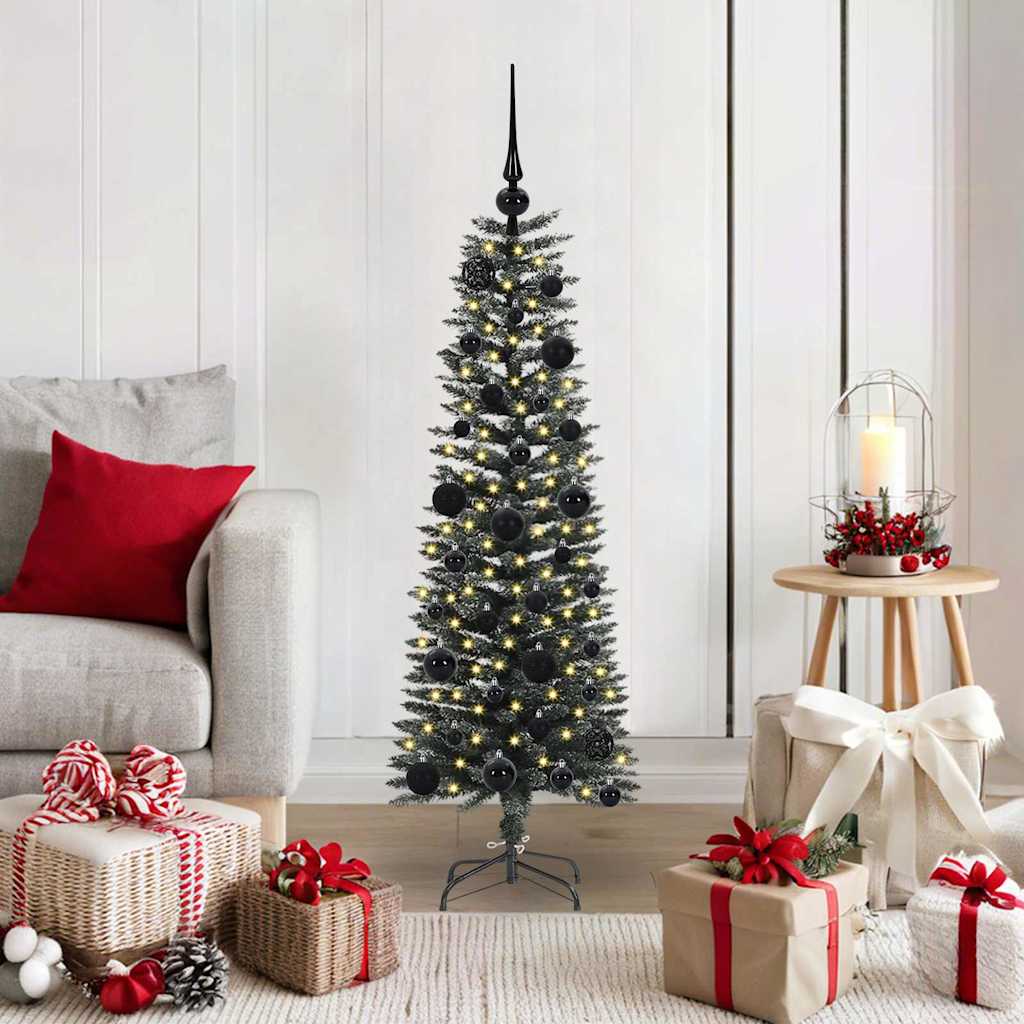 COZERA Artificial Christmas Tree with 150 LEDs with Stand Green 120 cm - Decor Base