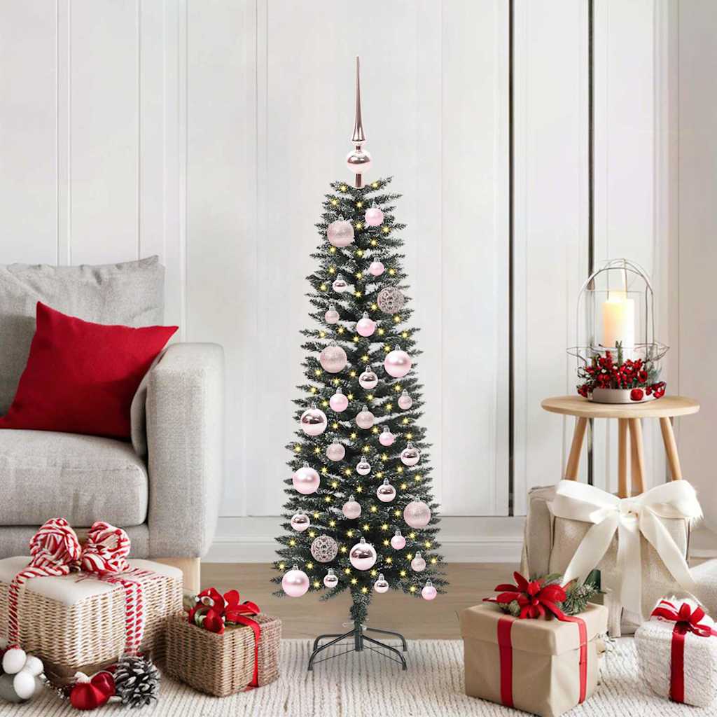 COZERA Artificial Christmas Tree with 150 LEDs with Stand Green 120 cm - Design Hut