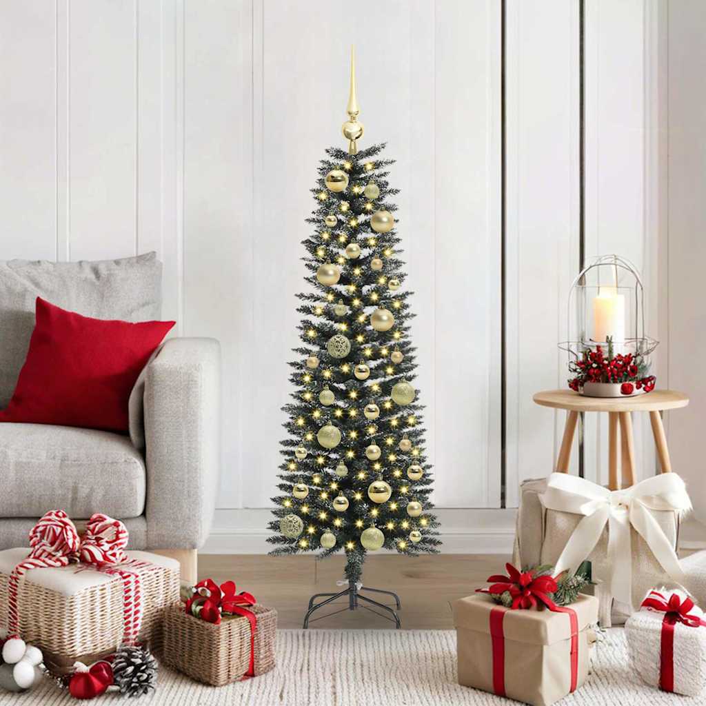 COZERA Artificial Christmas Tree with 150 LEDs with Stand Green 120 cm - Discount Dealers