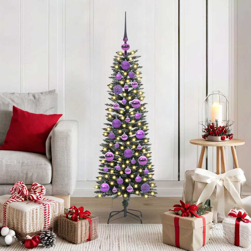 COZERA Artificial Christmas Tree with 150 LEDs with Stand Green 120 cm - Merlin Deals