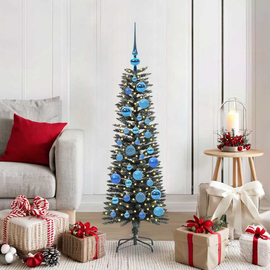 COZERA Artificial Christmas Tree with 150 LEDs with Stand Green 120 cm - Millennium Furniture