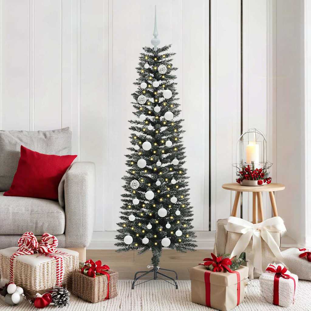 COZERA Artificial Christmas Tree with 150 LEDs with Stand Green 150 cm - Brittle & Co