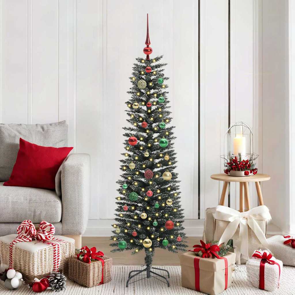 COZERA Artificial Christmas Tree with 150 LEDs with Stand Green 150 cm - Direct Imports